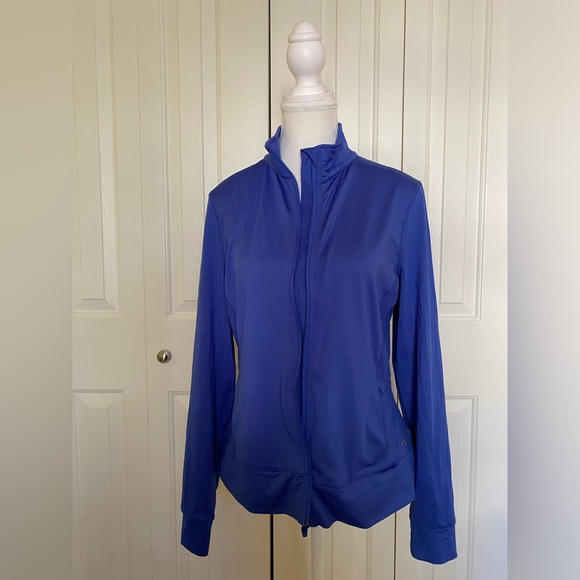 Athletic Works Women's Athletic Running Jackets Dark Blue Large - Picture 3 of 4